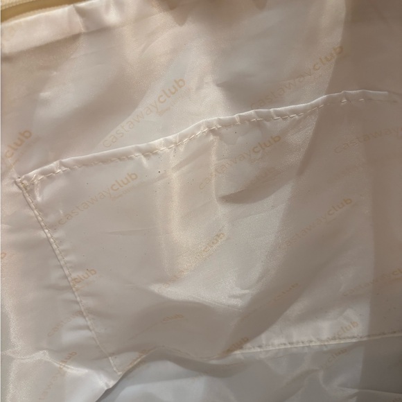 Disney Cruise Line Castaway Club Mickey tote bag White and Blue - Picture 7 of 9